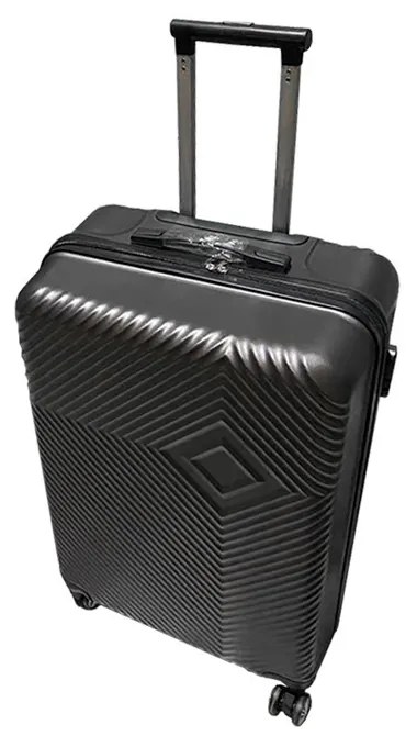 Valiză de cabină TravelLux Pro cu hard top și roți detașabile 35x55x20 cm gri închis