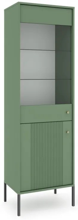Vitrină Isae 40 (Verde + Negru). 1125217