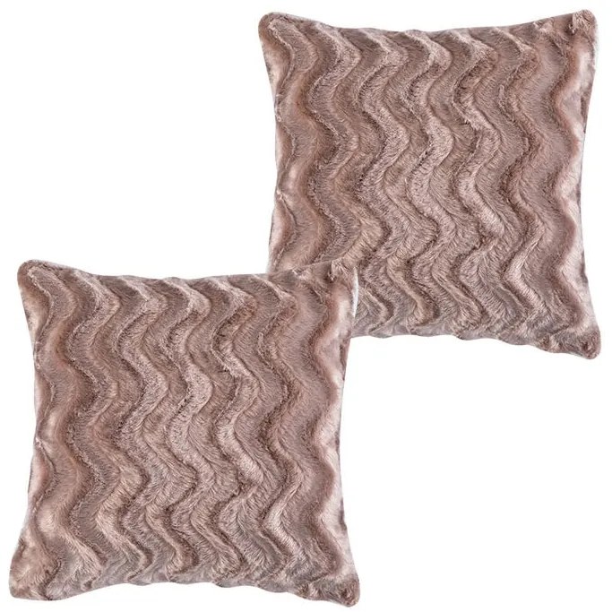 Set 2 fețe pernuțe LATTE, 40 x 40 cm