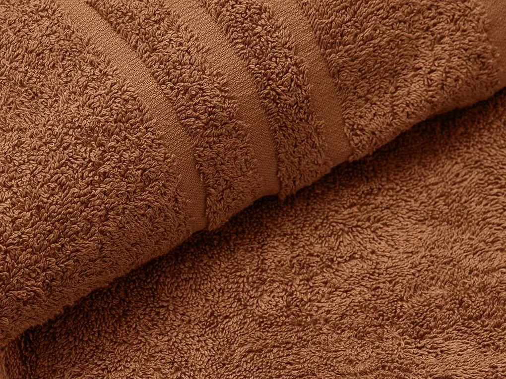 Prosop de maini Confort 50 x 100 cm maro, 100% bumbac