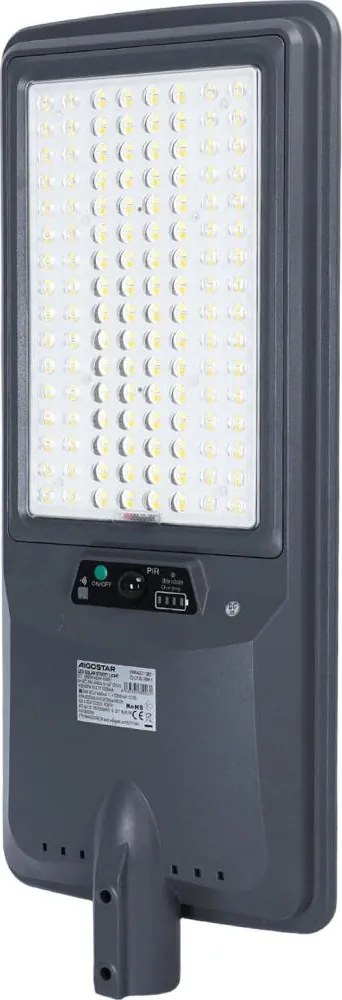 Aigostar - Lampă stradală solară LED cu senzor/400W/3,2V 4800mAh + telecomandă