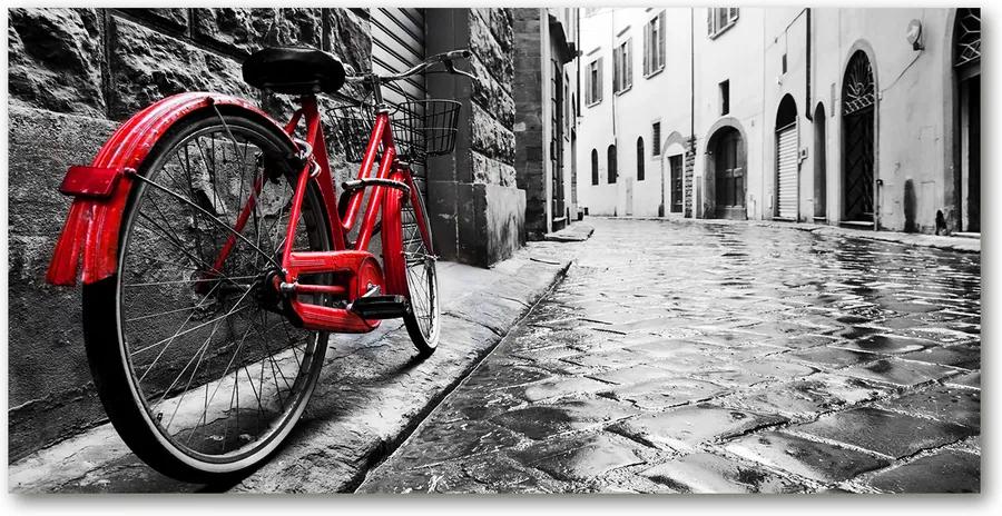 Tablou din Sticlă Bicicletă roșie