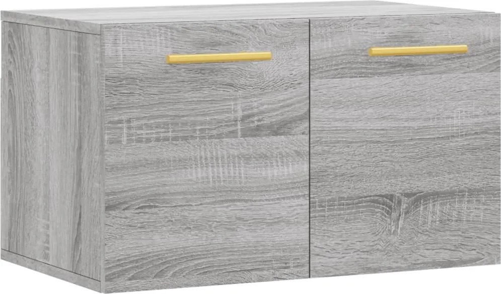 vidaXL Dulap de perete, gri sonoma, 60x36,5x35 cm, lemn prelucrat