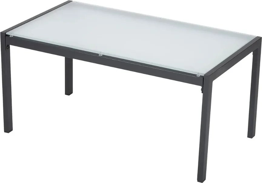 Set de gradina LOUNGE cu fotolii, bancuta si masuta, gri