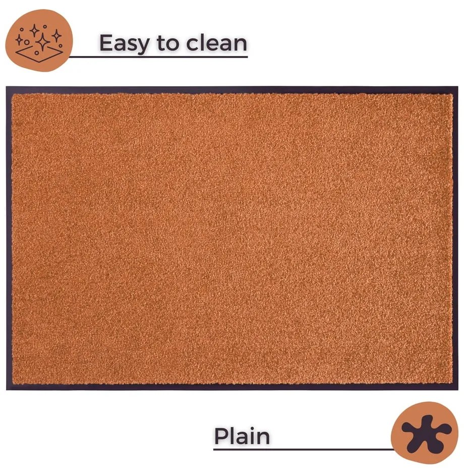 Covor Hanse Home Wash &amp; Clean, 39 x 58 cm, portocaliu