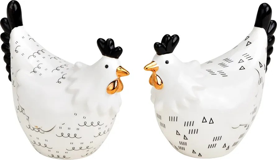 Gaina ceramica HENIQUE 8 cm alba - mai multe variante