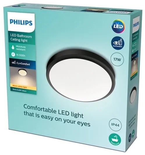 Plafonieră LED pentru baie DORIS LED/17W/230V IP44 Philips