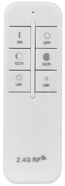Plafoniera LED dimabila cu telecomanda design modern WISS negru 41744-48S GL