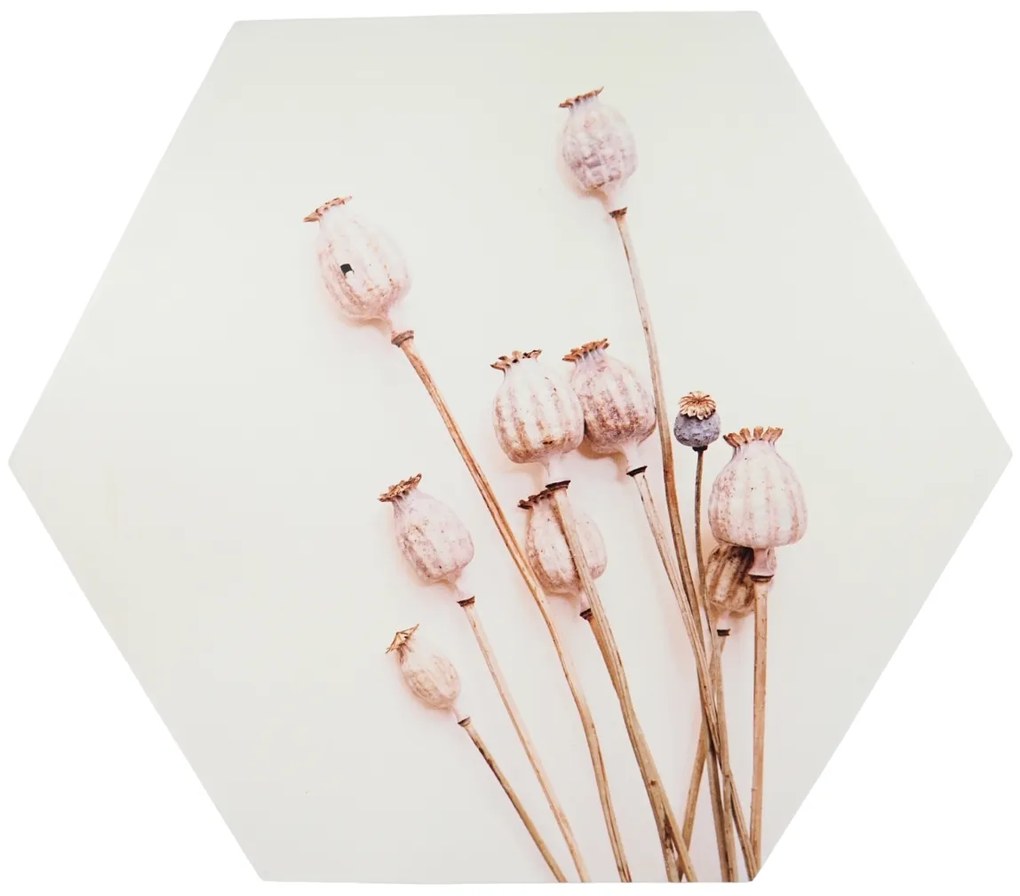 Decoratiune de perete POPPY WOOD Ø 58 cm