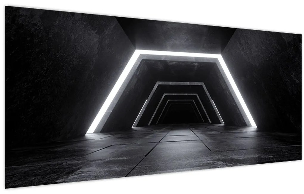 Tablou - Tunel futurist (120x50 cm)