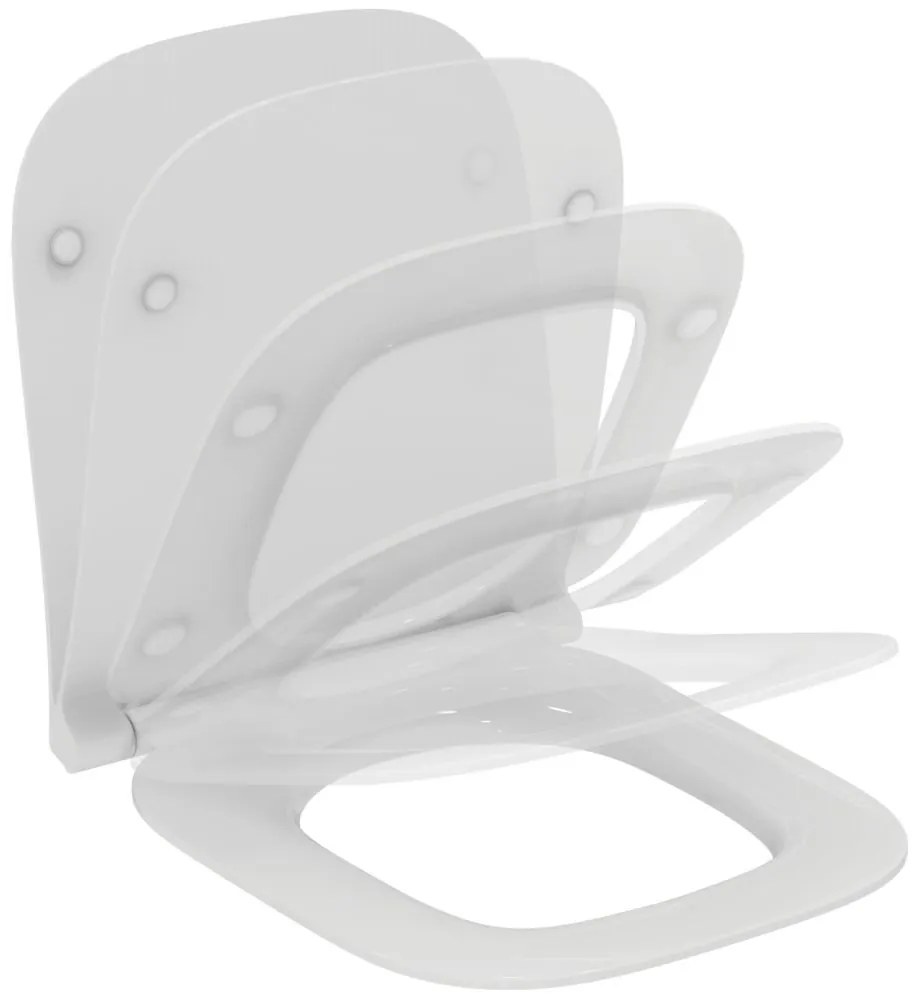 Capac WC, SoftClose, alb