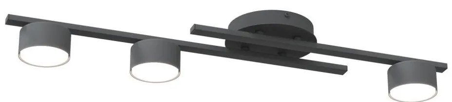 Plafonieră FRAGMENT 3xGX53/12W/230V negru