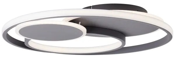 Plafonieră LED dimabilă Brilliant RUNDA LED/50W/230V 3000-6500K negru + telecomandă