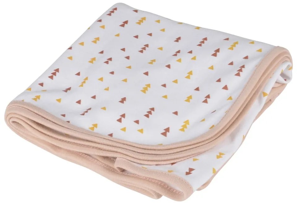 Pătură pentru copii albă din bumbac 75x75 cm Forest – Bébé Douceur
