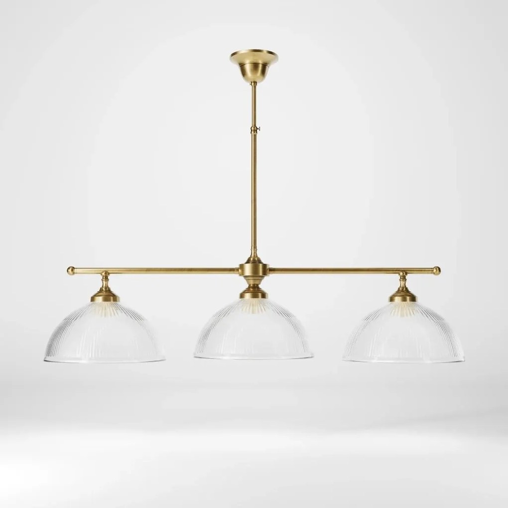 Candelabru stil neoclasic din alama si sticla Elide