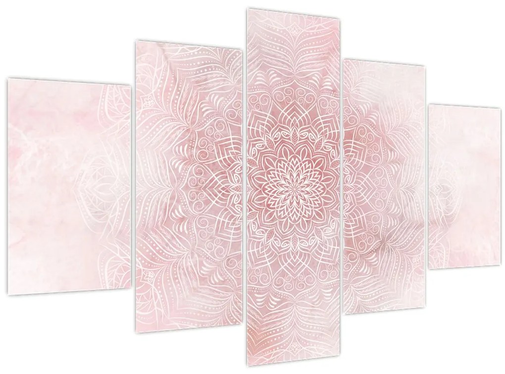 Tablou - Mandala roz (150x105 cm)