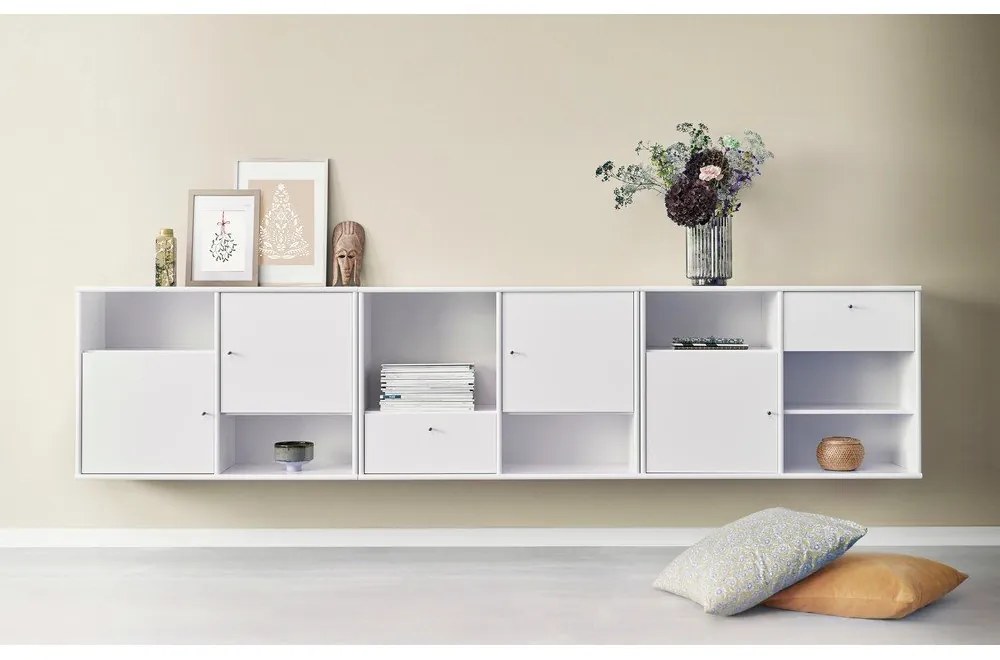 Bibliotecă albă suspendată 89x61 cm Mistral – Hammel Furniture