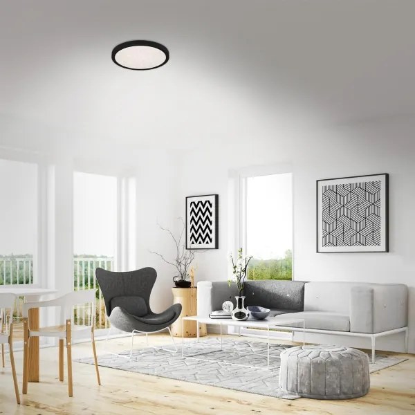 Plafonieră LED RUNA LED/24W/230V negru Briloner 3071-015