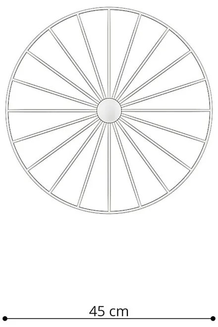 Plafonieră neagră ø 45 cm Soho – Sollux