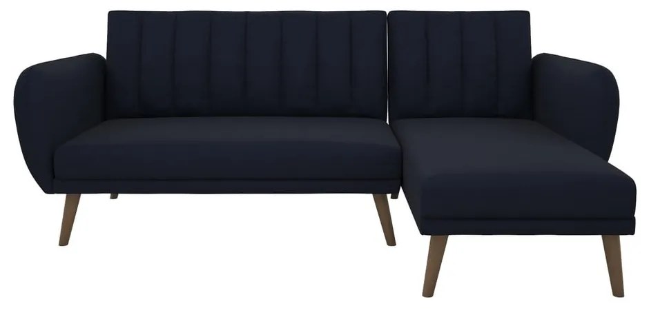 Colțar extensibil albastru închis Brittany - Novogratz