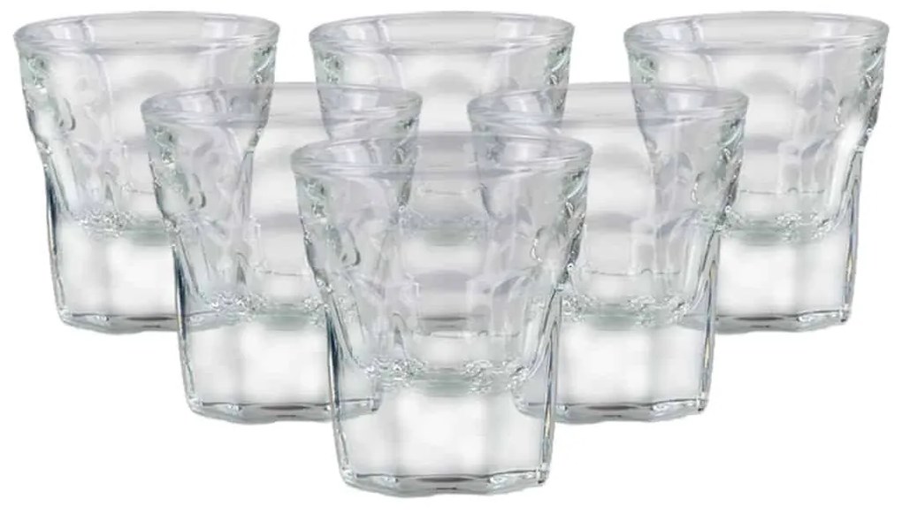 Set 6 pahare 30 ml, Transparent