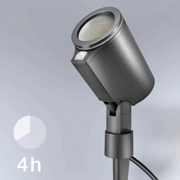 Lampă LED de exterior cu senzor STEINEL 058685 SPOT GARDEN 1×GU10/7W/230V IP44