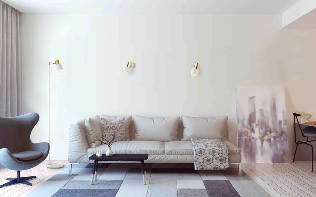 Aplica Spot modern design minimalist DORIA alb/alama