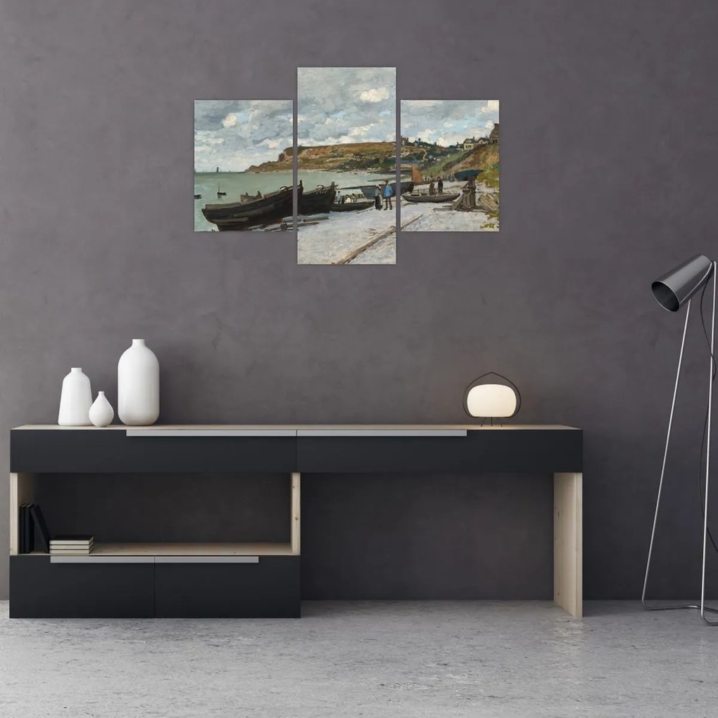 Tablou - Claude Monet, Sainte Adresse, reproducere (90x60 cm)