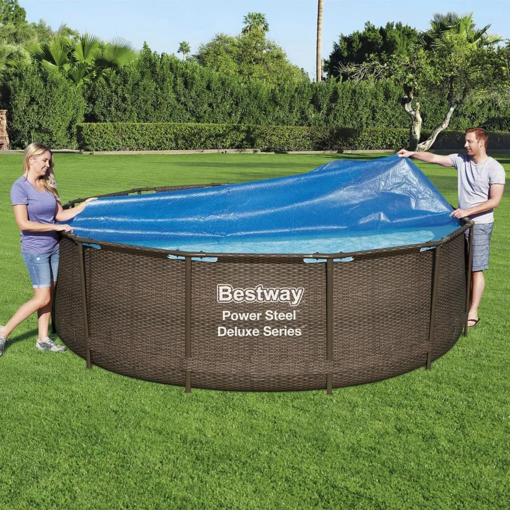 Bestway Prelata solara de piscina Flowclear, 356 cm