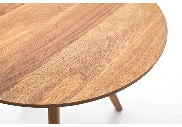 Set de 2 măsuțe de cafea VEYLOR, stejar