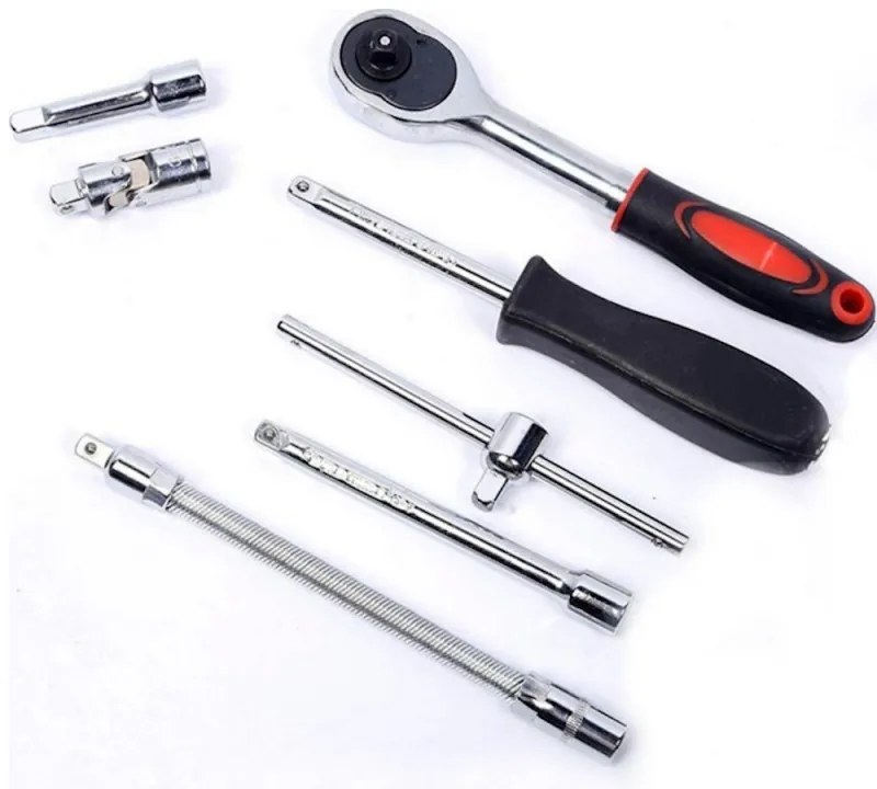 Set instrumente Schwartsmann SW-171PCS, 171 piese, Cufar, Crom