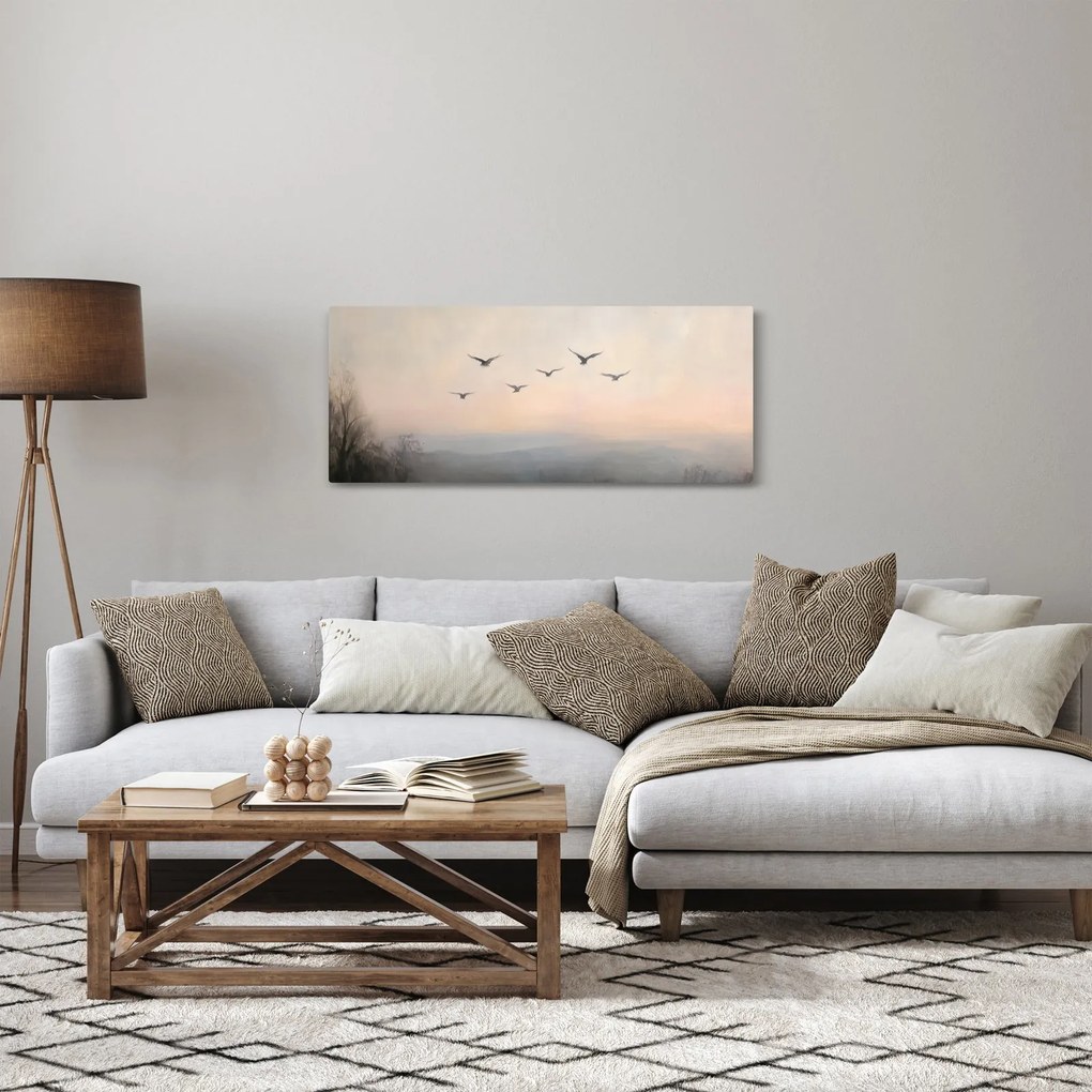 Tablou - Stol de păsări (120x50 cm)
