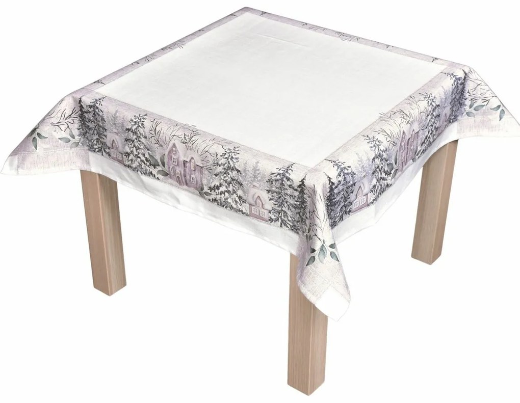 Fată de masă de Crăciun Nostalgie de iarnă, 85 x 85 cm