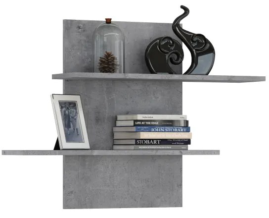 Mazzoni Raft suspendat SIMPLE Beton Millennium - DE PERETE PENTRU HOL
