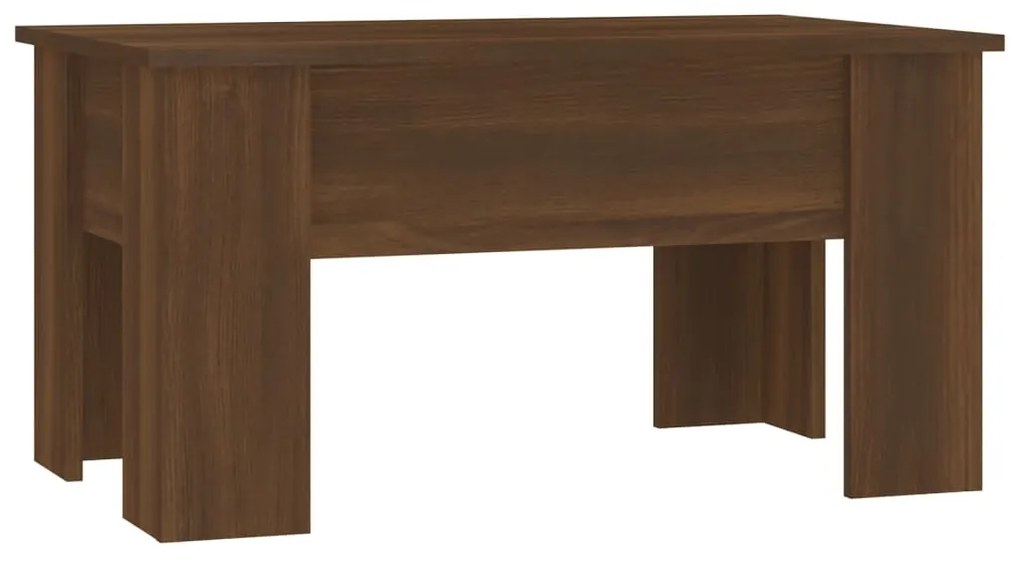 819283 vidaXL Măsuță de cafea, stejar maro, 79x49x41 cm, lemn prelucrat