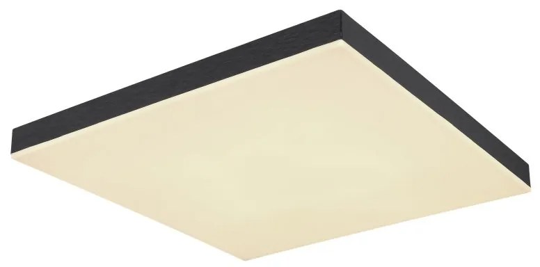 Plafoniera LED dimabil cu telecomanda design modern Doro negru 45x45cm