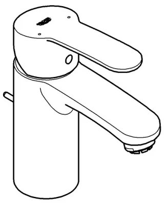 GROHE 33561002 - Baterie pentru lavoar EUROSTYLE COSMOPOLITAN DN 15, crom lucios