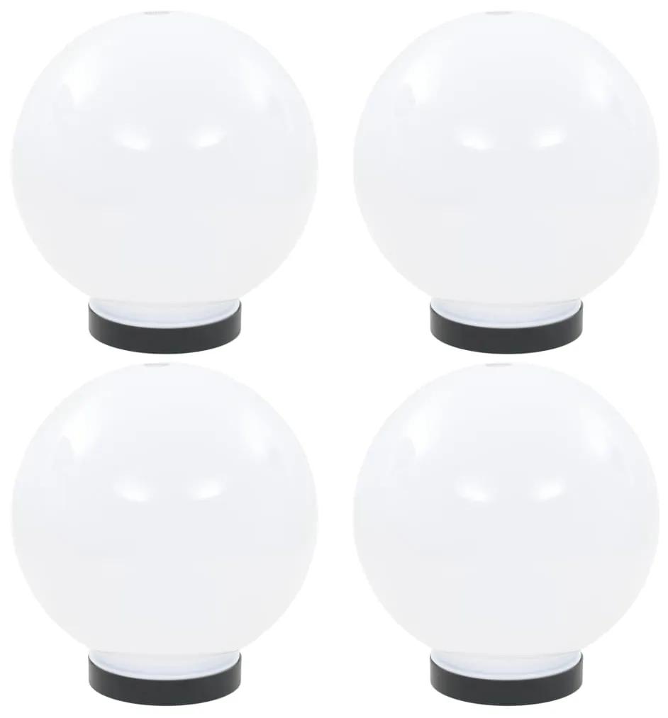 Lampi glob cu LED, 4 buc., 20 cm, PMMA, sferic 4, 20 cm, 1