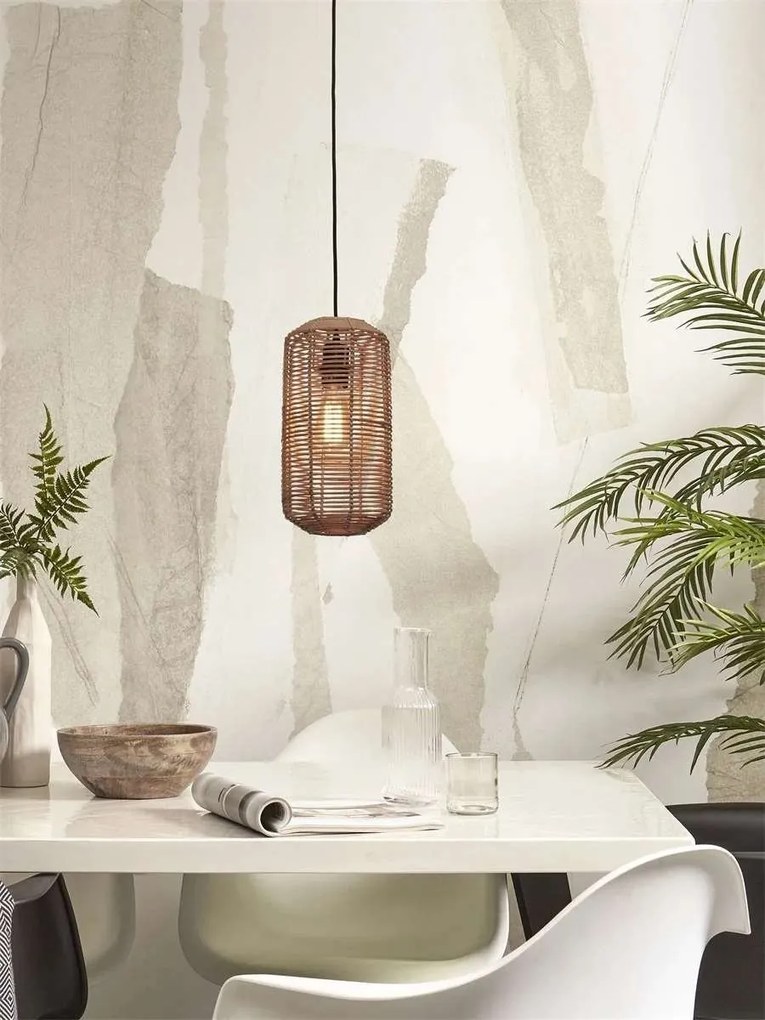 Lustra/Pendul eco din ratan Tanami tube L, nat