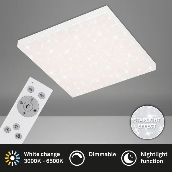 Plafonieră LED dimabilă Briloner 7381-116 STARRY SKY LED/24W/230V + telecomandă