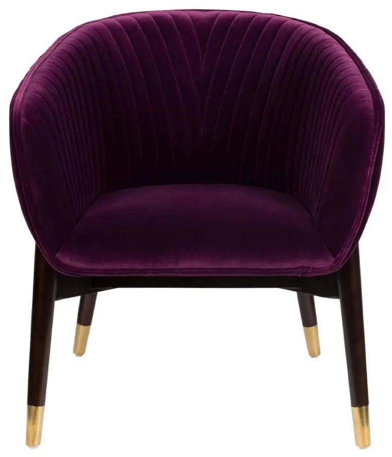 Fotoliu lounge catifea violet Dolly