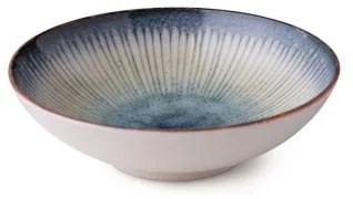 Set de veselă 24 piese, din porțelan, albastru