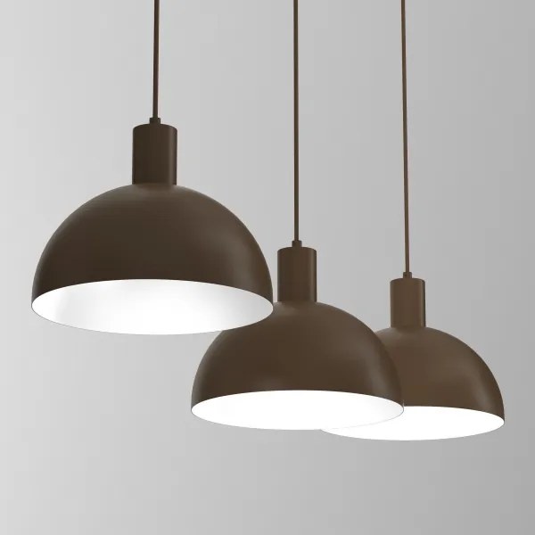 Lustră pe cablu HANDA 3xE27/15W/230V maro