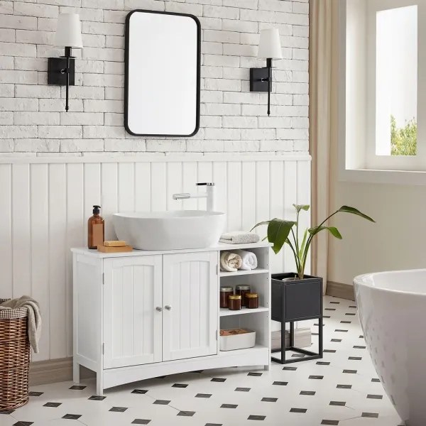 Dulap de baie REMI, alb