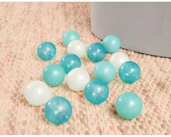 Piscină cu bile pentru copii B-Toys d. 89 cm gri/turcoaz