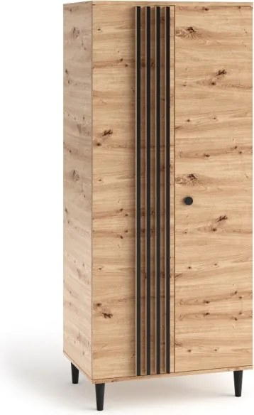 Dulap LIVIA 10 – 80x56x196 cm – Stejar Artisan
