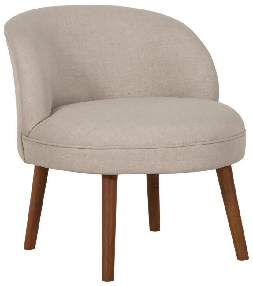 Fotoliu pentru copii KUNI, crem