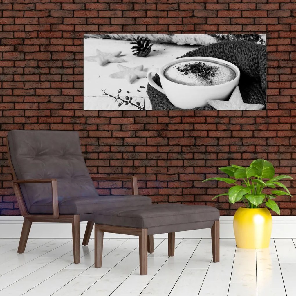 Tablou - Cappuccino de iarnă (120x50 cm)