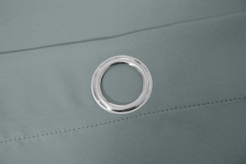 Draperie mentol OXFORD 140x250 cm Agatat: Inele metalice