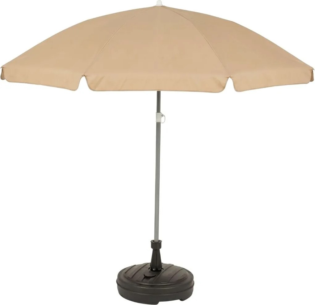 Bază parasolar rotundă, gri închis – suport umbrelă grădină stabil, pentru terasă și exterior